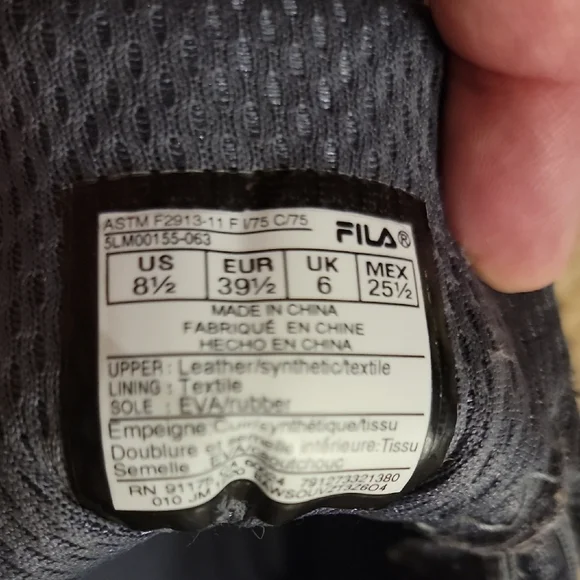 Fila Womens Running Sneakers Size 8.5 - Picture 5 of 5